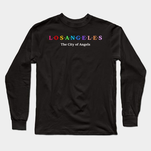 Los Angeles, USA Long Sleeve T-Shirt by Koolstudio